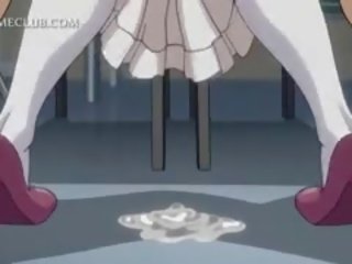 Nabigla anime ginintuan ang buhok fucked mahirap mula likod squirts naglo-load