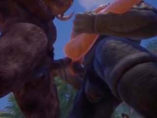 Monsters with horse dicks fuck hot pirang &vert; big jago bilingüe &vert; 3d xxx film wildlife